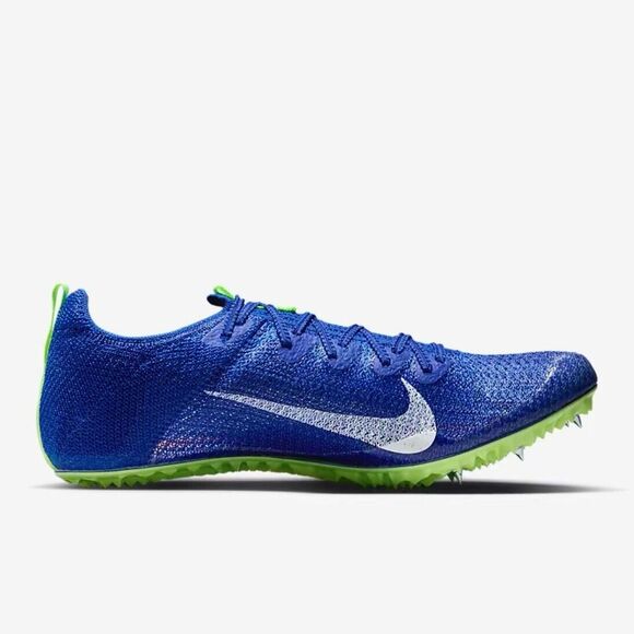 Nike Zoom Superfly Elite 2 Spikes Racer Blue Lime Blast Mens Size 12 CD4382-400 - Picture 2 of 10